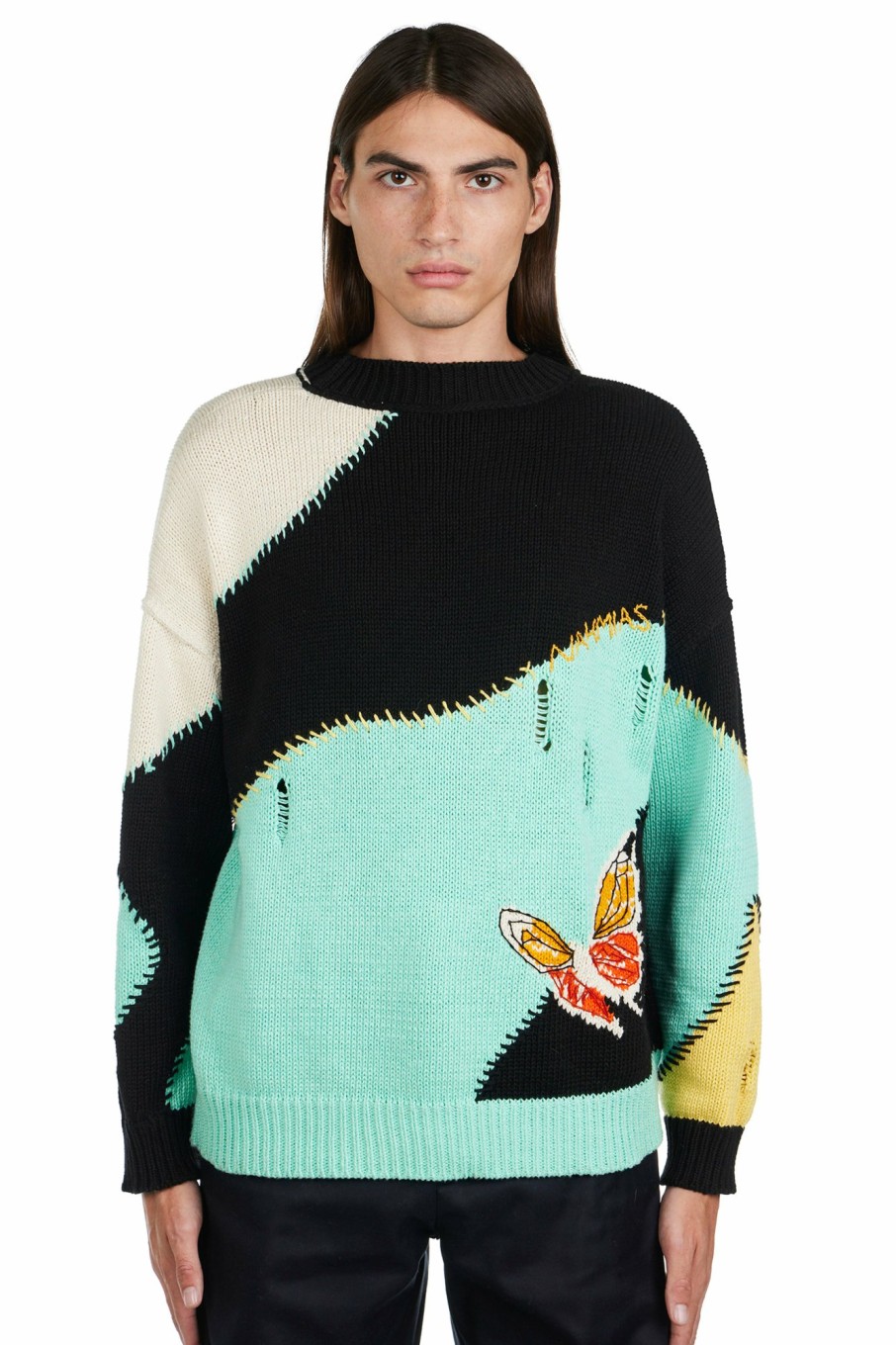 Knitwear Nahmias | Butterfly Intarsia Crewneck