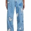 Bottoms Nahmias | Denim Heart Patchwork Jeans