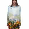 Silk Nahmias | Helicopter Landscape L/S Silk Shirt