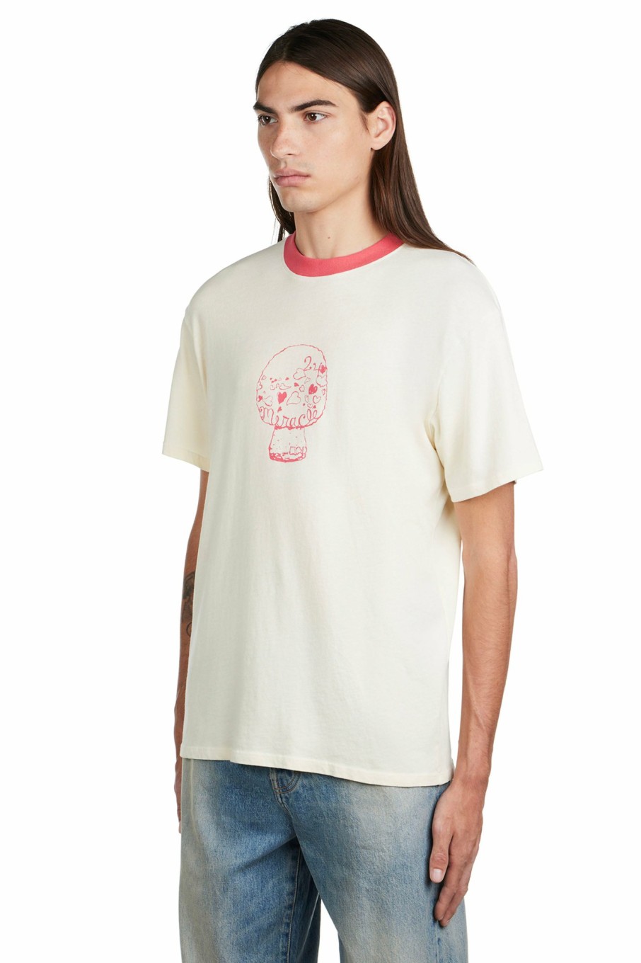 Tops Nahmias | Mushroom Ringer T-Shirt