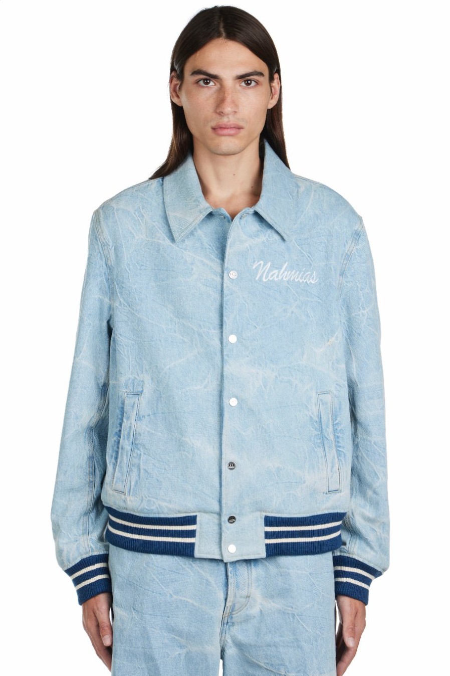 Outerwear Nahmias | Denim Miracle Academy Bomber Jacket