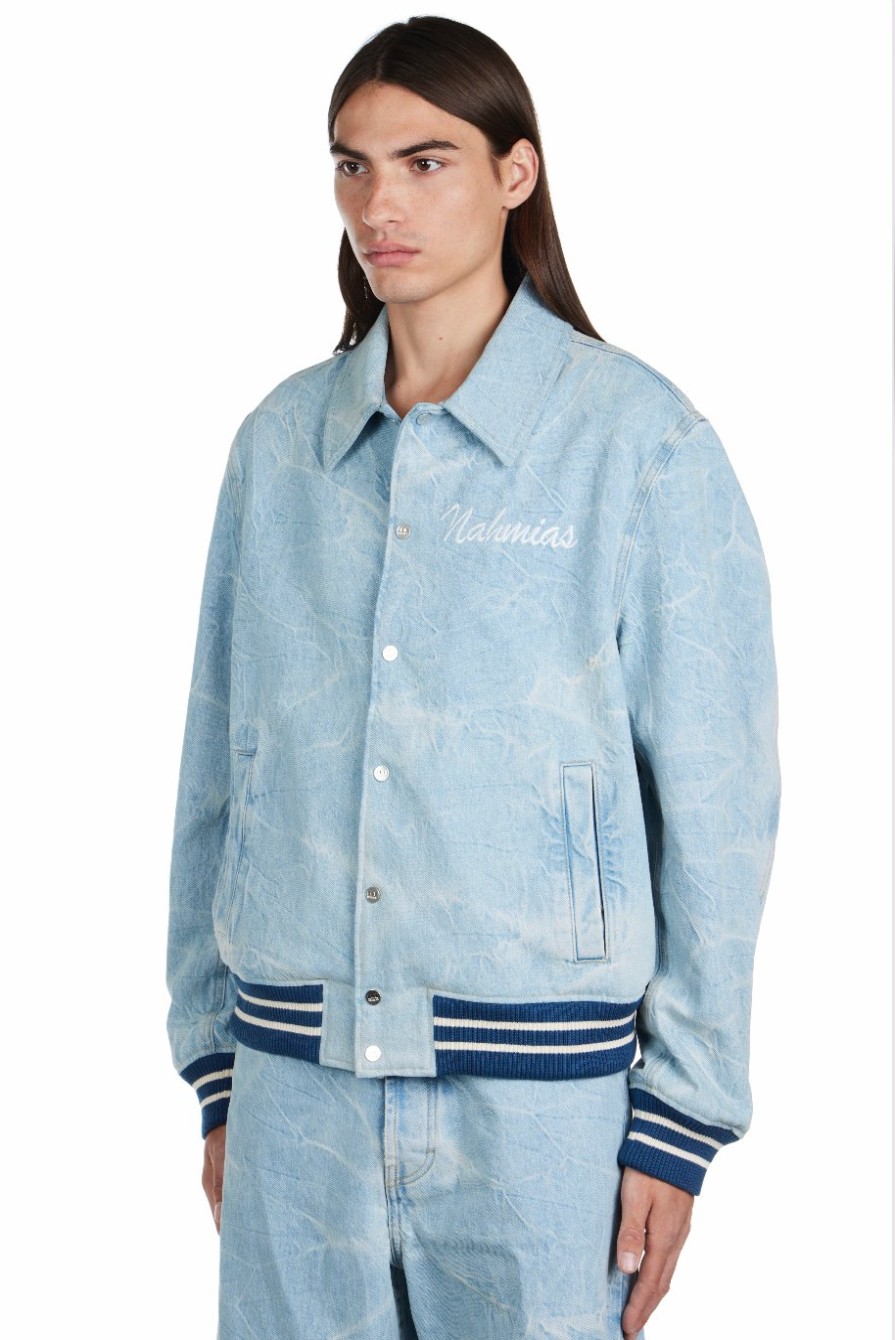 Outerwear Nahmias | Denim Miracle Academy Bomber Jacket