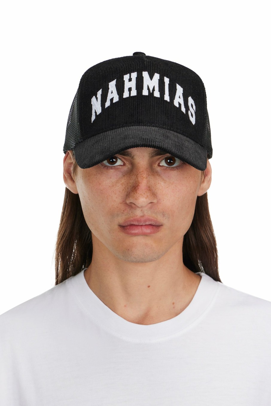 Headwear Nahmias | Nahmias Varsity Corduroy Trucker Hat